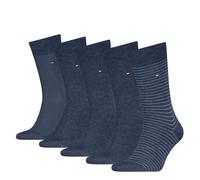 Socken TOMMY HILFIGER, Damen, Gr. 39-42, jeans, Obermaterial: 66% Baumwolle, 32% Polyamid, 2% sonstige Fasern, Socken Socken, mit Geschenkbox (56963215-39) jeans