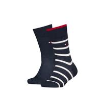 Socken TOMMY HILFIGER "TH KIDS SOCK BRETON STRIPE", Mädchen, Gr. 31-34, blau (tommy original), Baumwollmischung, normal, Socken Socken (54192936-31) tommy original