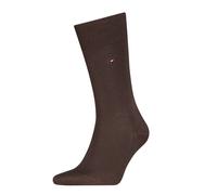 Socken TOMMY HILFIGER "TH MEN SOCK 1P PREMIUM WOOL", Damen, Gr. 41-42, braun (chocolate braun), Obermaterial: 70% Wolle, 19% Baumwolle, 9% sonstige Fasern, 2% Elasthan, Socken Socken (45930125-41) cho