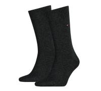 2 Paar Tommy Hilfiger Herren Socken Strümpfe Classic 47-49 TH Anthrazit