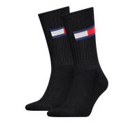 Tommy Hilfiger Unisex Crew Socken, Schwarz, 43/46 (2er Pack)