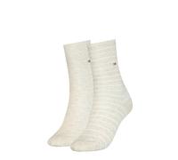 Tommy Hilfiger Small Stripe Classic Socken 2 Paare EU 35-38 Light Beige Melange (Herstellerartikelnummer: 100001494-005-35/38)