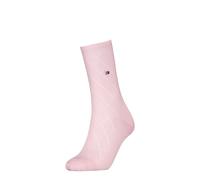 Socken TOMMY HILFIGER "TH WOMEN SOCK PREMIUM ARGYLE", Damen, Gr. 39-42, light pink, Baumwollmischung, Socken Socken (39415028-39) light pink