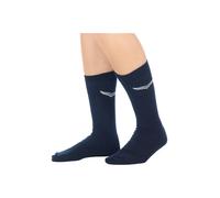 Socken TRIGEMA "TRIGEMA Sportsocken im Doppelpack", Mädchen, Gr. 43-46, blau (navy), Baumwollmischung, Socken Socken (50056438-46) navy