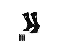 socken x3 unisex nike sportswear everyday essential crew schwarz