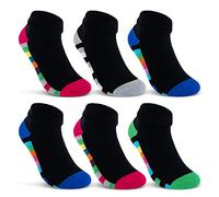 sockenkauf24 2 | 4 | 6 Paar Damen THERMO Socken Innenfrottee warme Wintersocken Umschlagsocken Bunte Ringel 12792 WP (6 Paar 39-42)