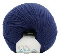 Sockenwolle 6-fädig einfarbig | Online Supersocke 6-fach 321 Merino Uni | dickes Sockengarn mit Merinowolle zum Stricken und Häkeln (5011 dunkel blau)