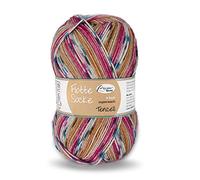 Sockenwolle Rellana Flotte Socke Tencel 4 fädig (1591 kamel-beige-pink-türkis)