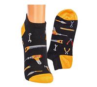 Socks4Fun Damen Jungen Herren Sneakersocken (2 Paar) 36-41 Werkzeug/Handwerker