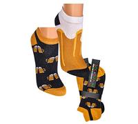 Socks4Fun Damen Jungen Herren Sneakersocken (2 Paar) bunt 36-41 Bier