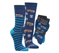 Socks4Fun Damen Jungen Herren Spaßsocken (2 Paar) 36-41 Bus
