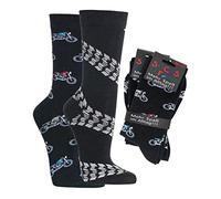 Socks4Fun Damen Jungen Herren Spaßsocken (2 Paar) 36-41 Motorrad
