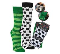 Socks4Fun Damen Jungen Herren Spaßsocken (2 Paar) 42-47 Fußball