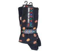 Socks4Fun Damen Jungen Herren Spaßsocken (2 Paar) 42-47 Kaffee