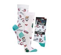 Socks4Fun Damen Jungen Herren Spaßsocken (2 Paar) 42-47 Medizin