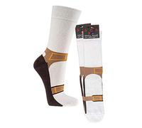 Socks4Fun Damen Jungen Mädchen Socken (2 Paar) witzig bunt 36-41 Sandale