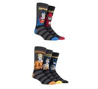 SockShop Herren Justice League Gerechtigkeitsliga Superhelden Socken Aquaman, Flash, Superman, Batman und Wonder Woman 5 Paar Packung (40-46 Sortiert)