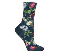 SockShop Socken Damen Mit Lustige Bunte Muster Atmungsaktiv Socken Mit Blumen Motiv Für Frauen (37-42, Blumen)