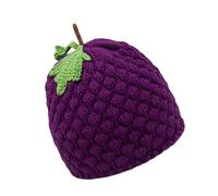 sodeber Handgemachte Häkelmütze Mit Obstmotiv, 2000er Jahre Stile, Kreative Form, Totenkopf Für Frauen Und Mädchen