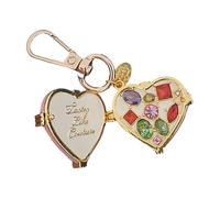 sodeber Herzförmiger Anhänger, Schlüsselanhänger, Zu Öffnen, Zirkon Box, Charm, Schlüsselanhänger, Accessoire