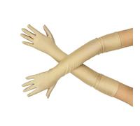 sodeber Satinierte Handschuhe Für Damen, Formelle Anlässe, 1920er Jahre, Zeremonielle Ellenbogen Abendparty