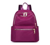 SODOLLEE Rucksack Damen Casual Tagesrucksack Cityrucksack wasserdichte Nylon Daypack Leichtgewicht Mehrere Taschen Frauen Schultasche für Campus Reisen Arbeiten Lila