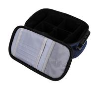 SOESFOUFU 1stücke Reise Aufbewahrungstasche Mit Mehreren Fächern Tragbare Kosmetiktasche Für Toilettenartikel Und Make-up Für Fitness Und Camping Blau