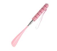 SOESFOUFU Ausziehbarer Schuhanzieher mit Teleskopgriff aus Edelstahl und Kunststoff, Verlängerter Schuhlöffel 30 80cm für Senioren und Reisen in Rosa, 1 Stück