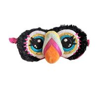 SOESFOUFU Weiche Plüsch Augenmaske mit Niedlichem Vogel Motiv Kuschelige Schlafmaske für Kinder für Reisen und Hotelübernachtungen