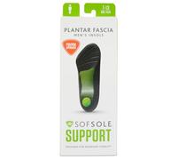 Sof Sole Einlegesohlen Herren Plantar Fascia Support 3/4 Länge Gel Schuheinlage, schwarz