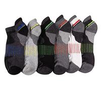 Sof Sole Herren Bamboo Cushioned Performance No-Show Athletic Socken
