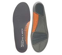 Sof Sole Men's Athletic High Arch Performance Full-Length Insole, Black, 9-10.5