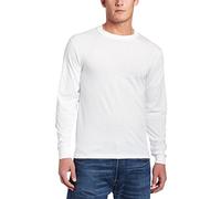 SOFFE Drirelease Langarm-T-Shirt für Herren, Geruchskontrolle, Weiss/opulenter Garten, L