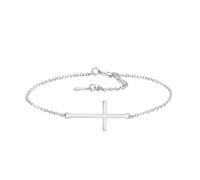 Sofia Milani - Damen Armband 925 Silber - Kreuz Anhänger