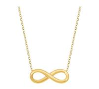 Sofia Milani - Damen Halskette 925 Silber - Vergoldet/golden - Unendlich Infinity Anhänger - N0113