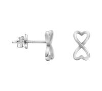 SOFIA MILANI - Damen Ohrringe 925 Silber - Herz Unendlich Infinity Ohrstecker - E1392