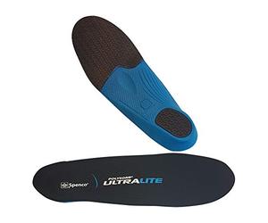 SOFSOLE Ultra Lite Komfort Memoryfoam Einlegesohle-n Senkfuß-Stütze Fersenschale + GreenFeet Sportsocken (42/44 EU)