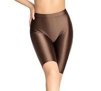 SOFSOT Damen Shiny Yoga Pilates Shorts Outdoor schnell trocknende Hose Ultra High Rise Biker Leggings