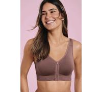 Soft-BH ANITA SINCE 1886, Damen, Gr. L, N-Gr, braun, Obermaterial: 88% Polyamid, 12% Elasthan, clean, unifarben, bequem, BHs Soft-BH, herausnehmbare Cups, mit Reißverschluss, breite Träger, ohne Bügel