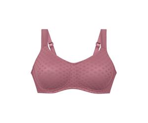 Soft-BH ANITA "Spezial BH beidseits Care", Damen, Gr. 85, Cup A, lila (schwarz rose), Stoff, Obermaterial: 75% Polyamid PA. 25% Elasthan EL., BHs Soft-BH (57982944-85) schwarz rose