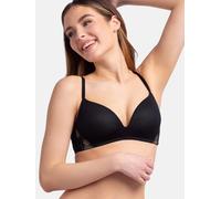 Soft-BH DORINA "DELIA", Damen, Gr. 90, Cup D, schwarz, Microtouch, Obermaterial: 63% Polyamid, 31% Polyester, 6% Elasthan, BHs Soft-BH, Leicht wattiert, Spitzendetails, ohne Bügel (43975518-90) schwar