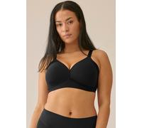 Naturana Schalen-BH Side smoother 100, Cup A schwarz Damen BHs ohne Bügel Damenwäsche 100, Cup A schwarz