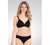 Soft-BH NATURANA "Soft Cup", Damen, Gr. 75, Cup D, schwarz, Obermaterial: 89% Polyamid, 11% Elasthan. Futter: 100% Polyester, unifarben, bequem, BHs Soft-BH, nahtlose Schalen-Cups, wattiert, ohne Büge