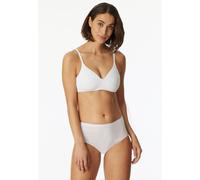 Schiesser Damen 2 Pack Spacer Schale Bio Baumwolle-95/5 Organic BH-Träger, weiß_175999, 70B (2er Pack)