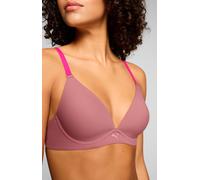 Bügel-BH PUMA "PUMA WOMEN MICROFIBER SOFT PADDED BRA", Damen, Gr. 90, Cup D, dusty pink, Microtouch, Obermaterial: 70% Polyamid, 30% Elasthan, BHs Bügel-BH, mit wendbaren und verstellbaren Trägern, Lo