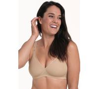 Soft-BH ROSA FAIA "Selma Pure", Damen, Gr. 70, Cup E, desert, Spacer, Obermaterial: 59% Polyester, 27% Polyamid, 14% Elasthan, unifarben, BHs Soft-BH, Spacer-Schale, ohne Bügel, atmungsaktiv, schlicht