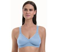 Soft-BH ROSA FAIA "Twin", Damen, Gr. 95, Cup F, bel air blau, Stoff, Obermaterial: 70% Polyamid, 30% Elasthan, normal, BHs Soft-BH, ohne Bügel, verstellbare Träger, weich, schlicht, atmungsaktiv (4676