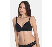 Soft-BH SASSA "Classic Lace", Damen, Gr. 95, Cup C, schwarz, Microtouch, Obermaterial: 90% Polyamid, 10% Elasthan, unifarben, normal, BHs Soft-BH, mit Spitzeneinsatz, vorgeformte Cupeinlage, Rücken au