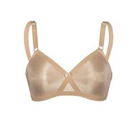 Soft-BH SASSA "Soft BH mit Kreuzblende Functional Bras", Damen, Gr. 80, Cup D, beige (puder), Stoff, Obermaterial: 88% Polyamid PA. 12% Elasthan EL., BHs Soft-BH (53311927-80) puder