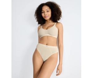 Soft-BH SLOGGI "EVER Ease", Damen, Gr. S, N-Gr, beige (sand beige), Single Jersey, Obermaterial: 82% Baumwolle, 18% Elasthan, BHs Soft-BH, temperaturausgleichend, Baumwolle, atmungsaktiv (97845006-S)